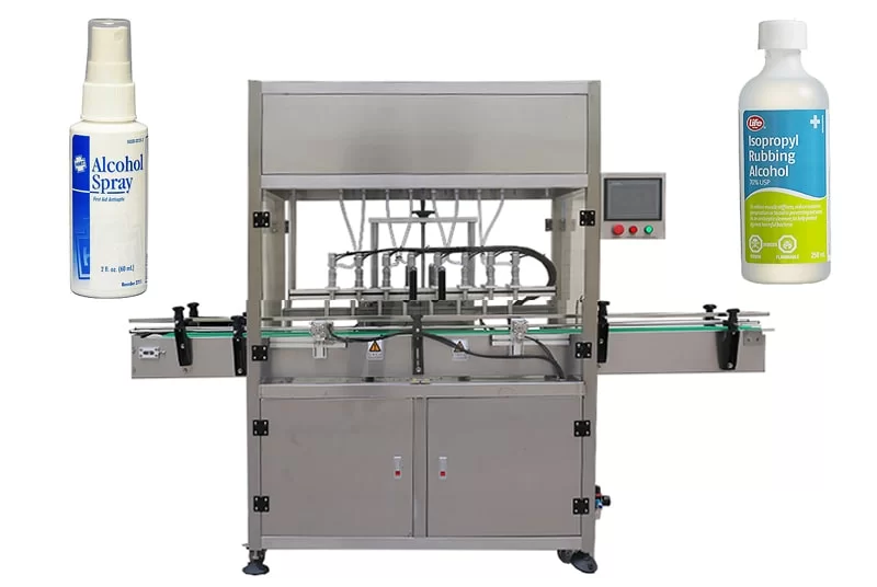 Disinfectant / Alcohol Spray / Hand Sanitizer Filling Capping Machine