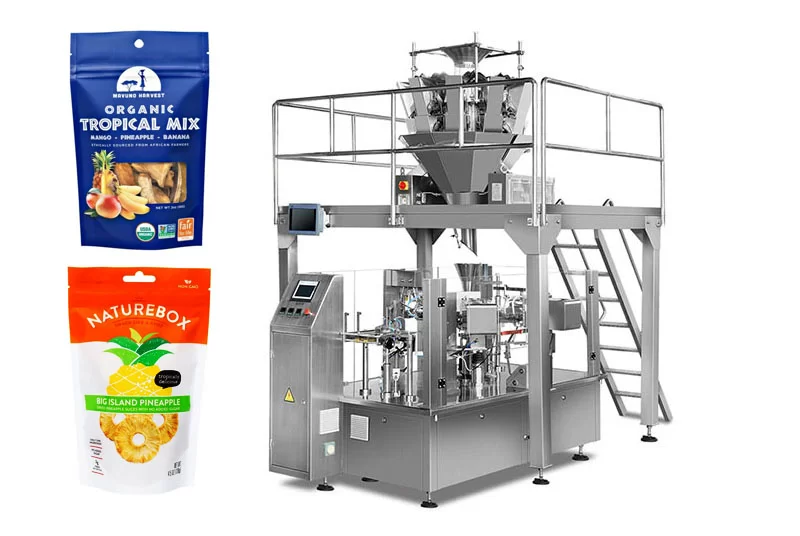 Premade Pouch Dry Fruit Rotary Doypack Packing Machine