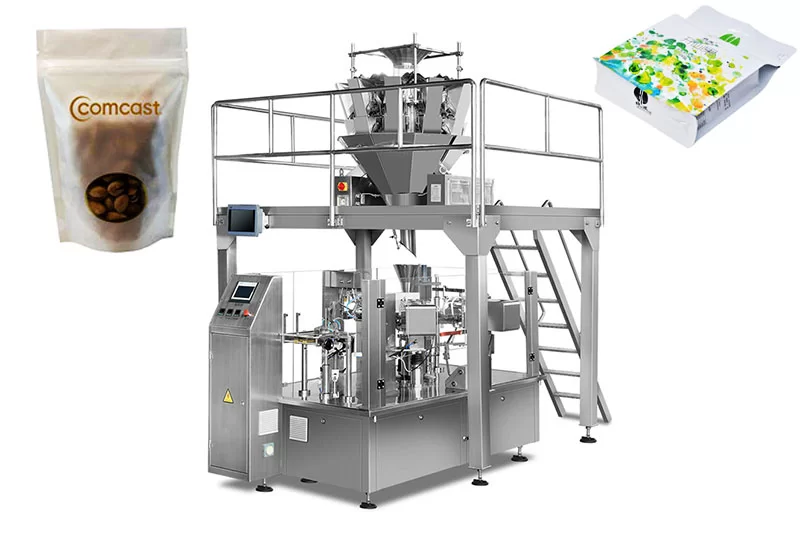 Premade Pouch Nuts Rotary Packing Machine / Doypack Machine