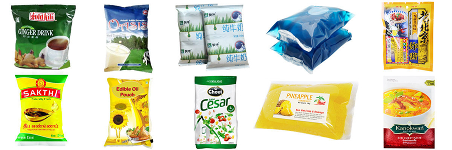 150 2000ml liquid pouch packaging machine