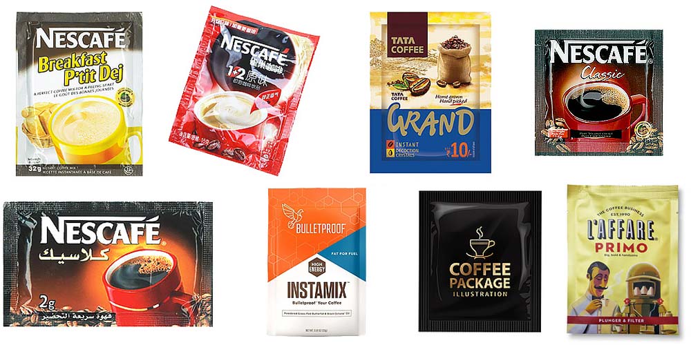 4 Side Sealing Coffee Powder Sachet Packaging Machine