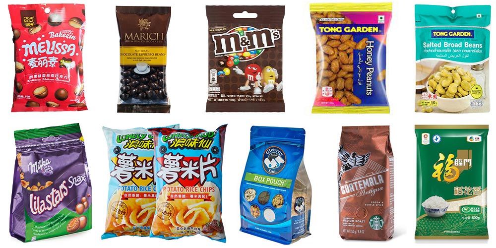 Automatic Chocolate Beans Packing Machine With Metal Detector