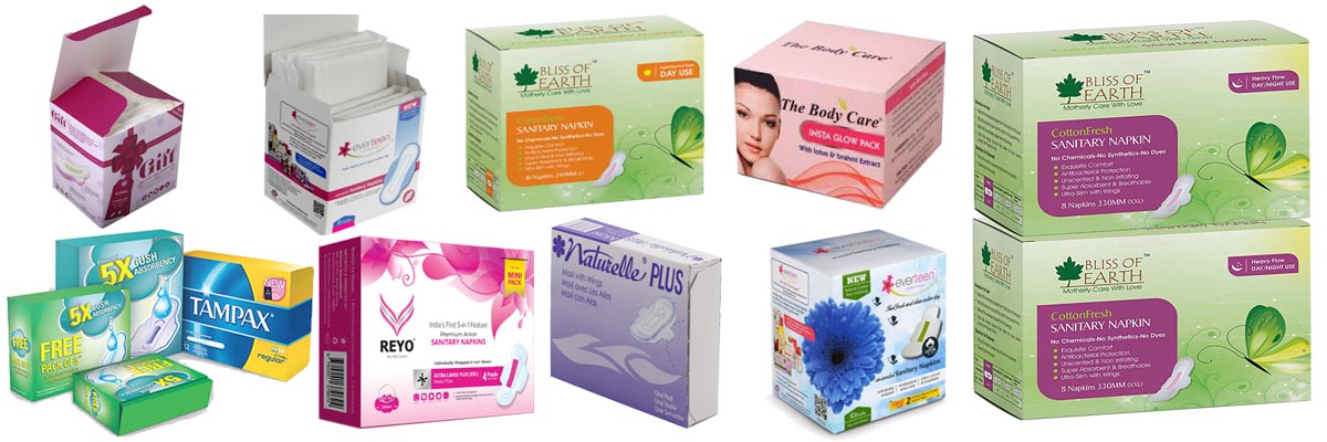 Automatic Sanitary Napkin Cartooning Machine