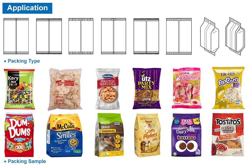 Automatic Pouch Packing System With Weight Selection Scale